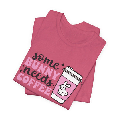 Funny Bunny Coffee Unisex Tee - Perfect Spring Gift