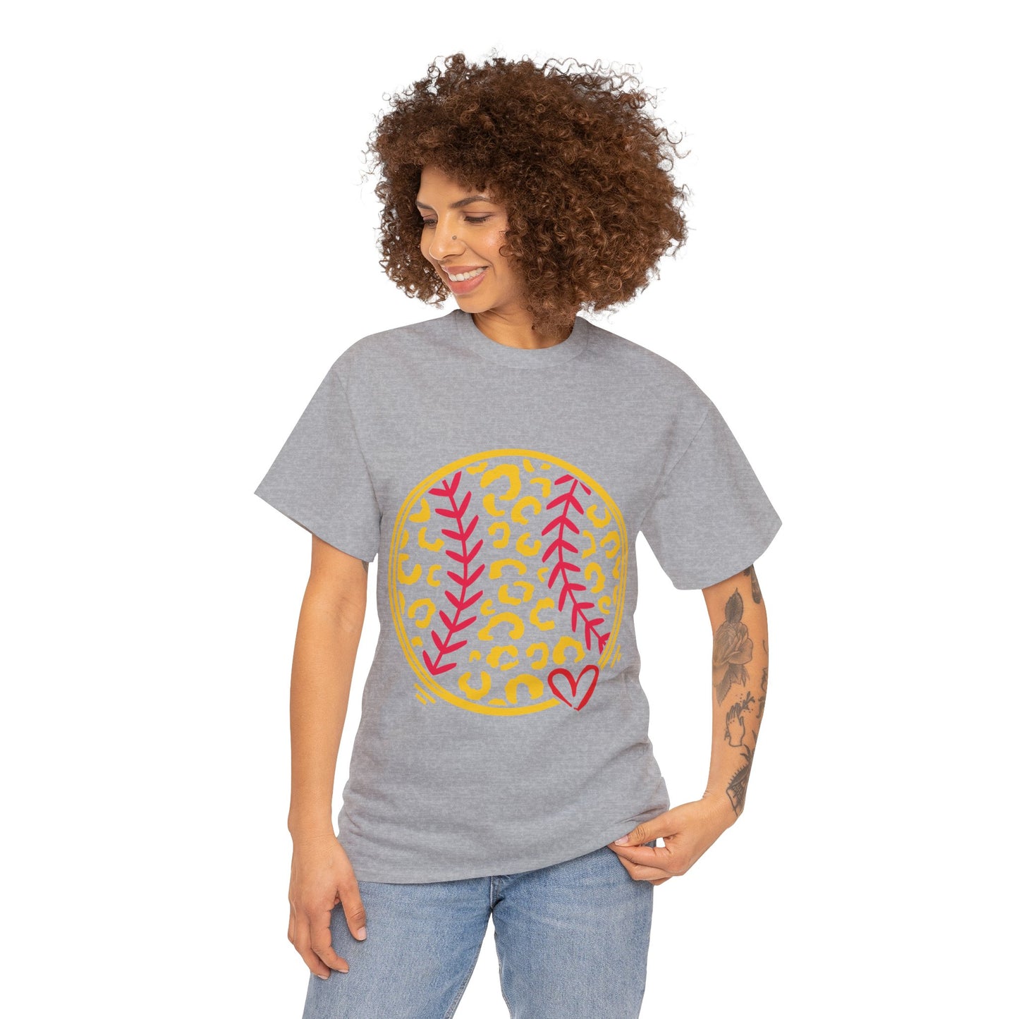 Leopard Softball T-Shirt