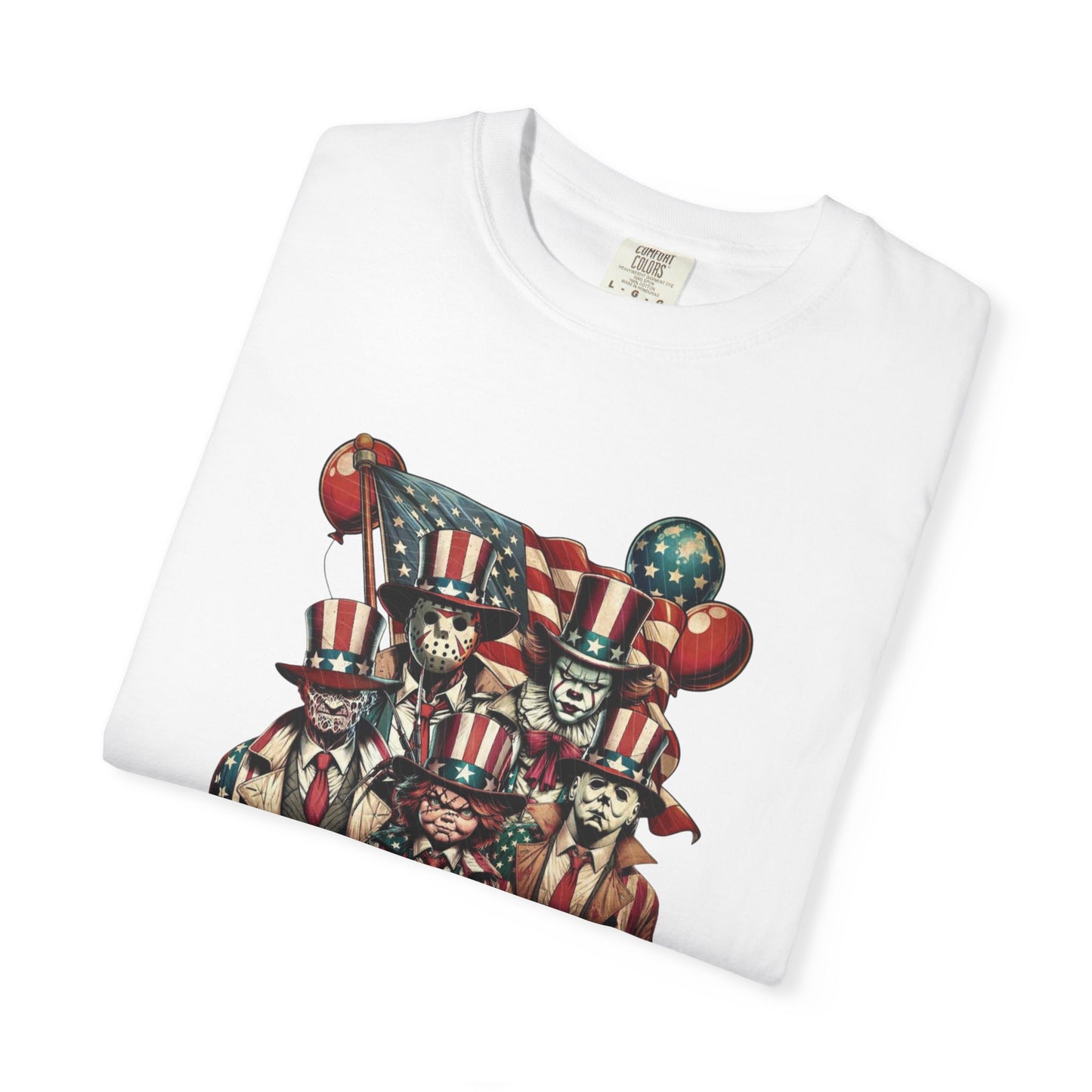 "Killing It"- Halloween, Patriotic Graphic Tee for Celebrating Independence Day, Unisex Casual Shirt, Vintage Style T-shirt, 4th of July Outfit, Gift for [...]