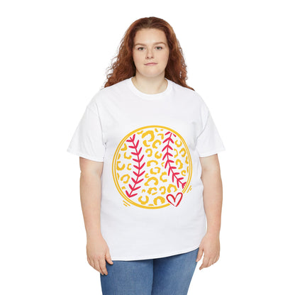 Leopard Softball T-Shirt