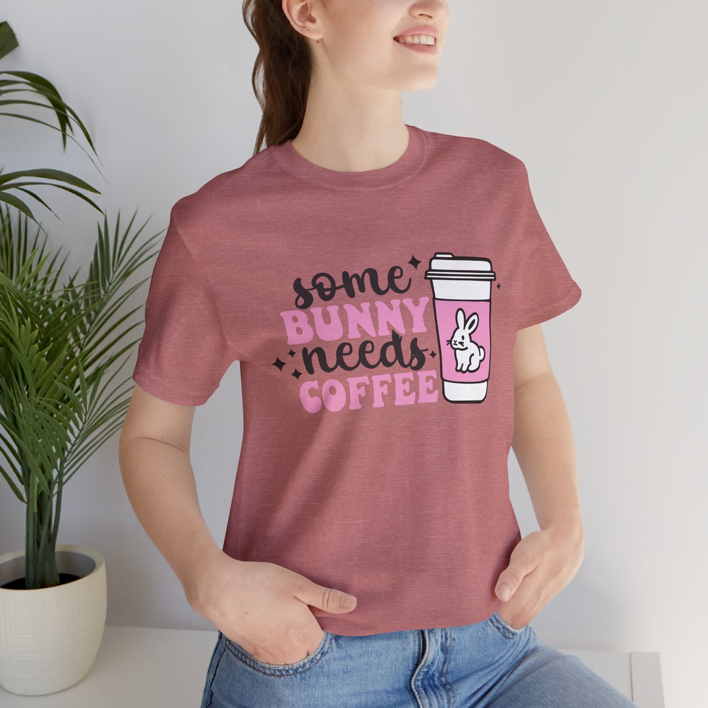 Funny Bunny Coffee Unisex Tee - Perfect Spring Gift