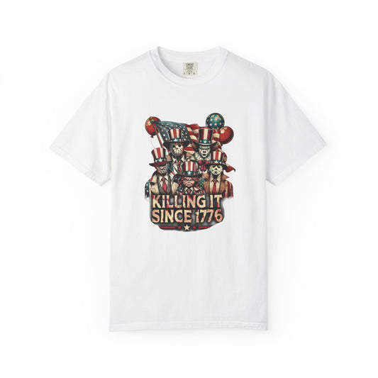 "Killing It"- Halloween, Patriotic Graphic Tee for Celebrating Independence Day, Unisex Casual Shirt, Vintage Style T-shirt, 4th of July Outfit, Gift for [...]