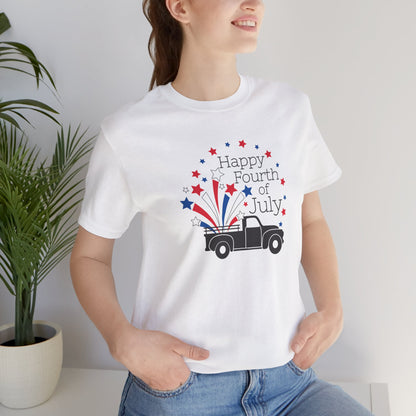 Happy Fourth of July Unisex Jersey Tee