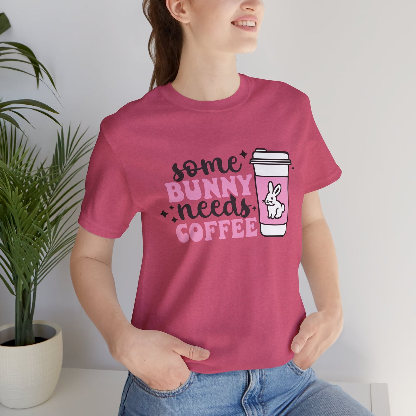 Funny Bunny Coffee Unisex Tee - Perfect Spring Gift