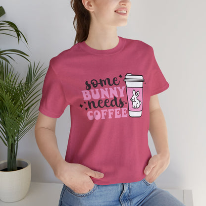 Funny Bunny Coffee Unisex Tee - Perfect Spring Gift