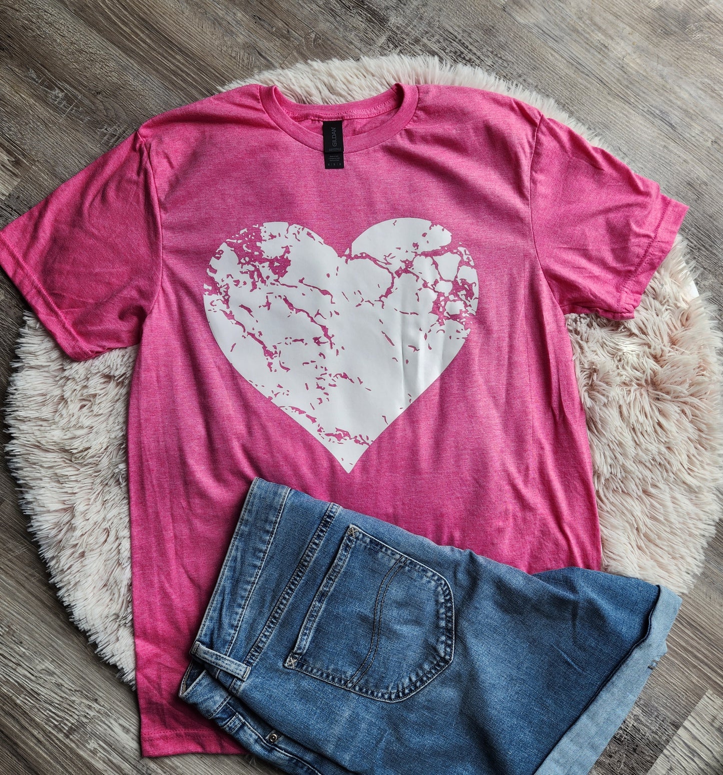 Distressed Heart Women's T-Shirt
