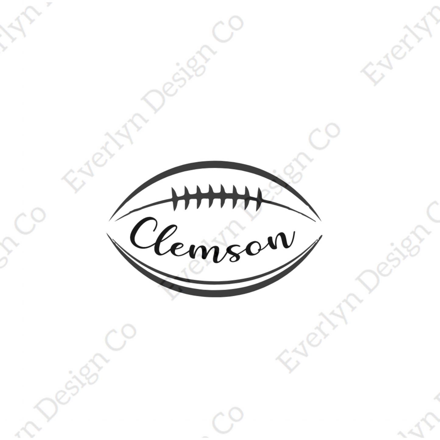 Clemson Football SVG File- Includes commercial license