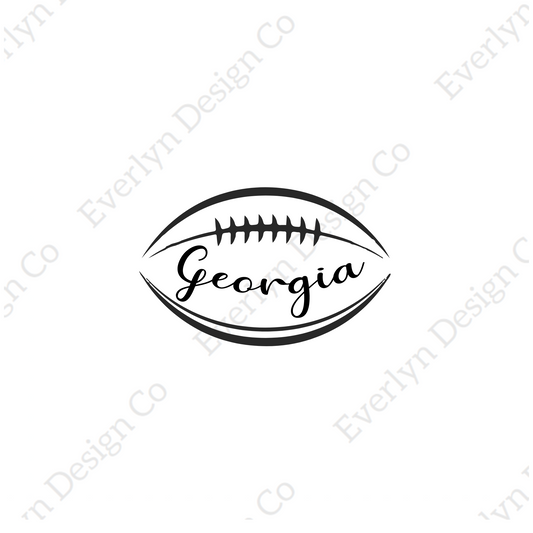 Georgia Football SVG File- Includes commercial license